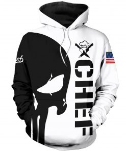 The punisher chef all over print hoodie - 1
