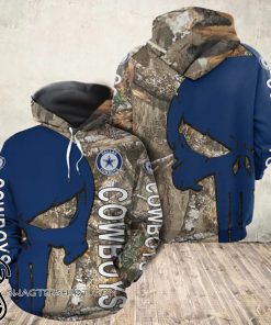 The punisher dallas cowboys all over print hoodie