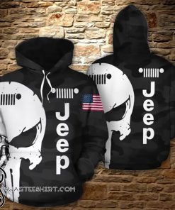 The punisher jeep all over print hoodie