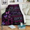 To my daughter never feel that you are alone blanket