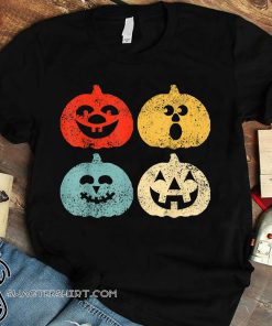 Vintage pumpkin halloween shirt