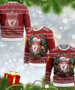 You'll never walk alone liverpool fc ugly christmas all over print Sweatshirt