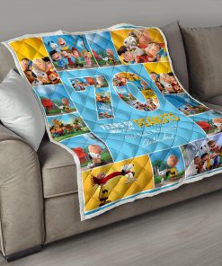 70 years of peanuts charles m schulz quilt 4