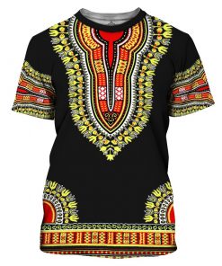 African dashiki all over print tshirt