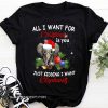 All i want for christmas is you just kidding i want elephant shirt