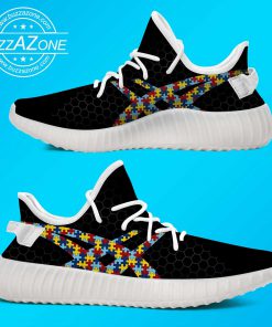 Autism awareness custom yeezy sneakers 2