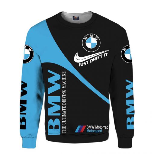 BMW just drift it nike all over print sweatshirt