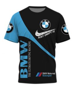 BMW just drift it nike all over print tshirt