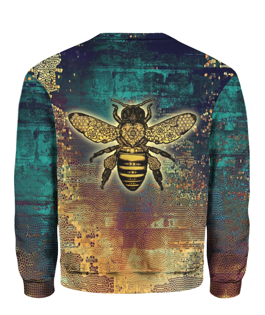 Bee kind all over print sweatshirt 1