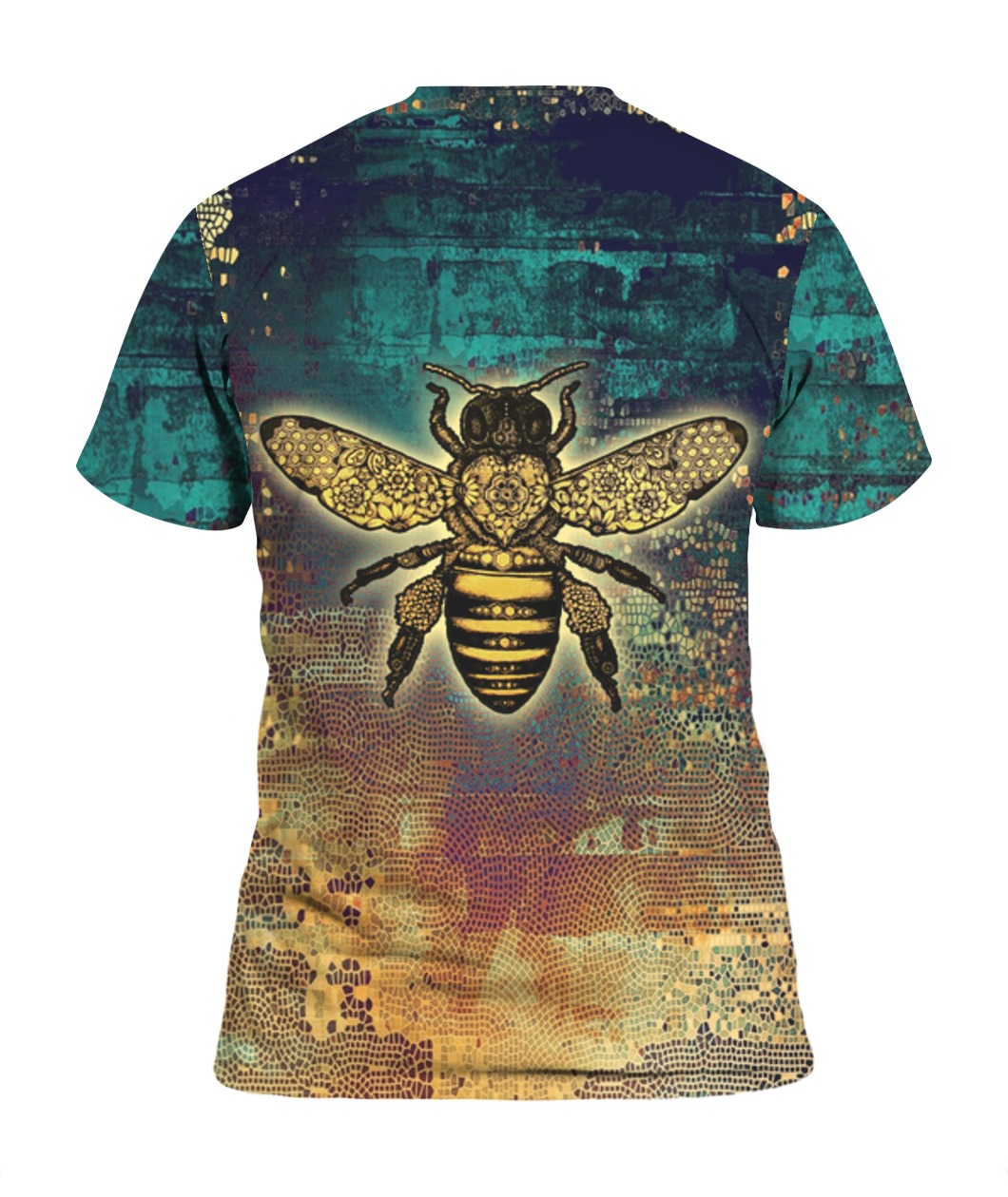Bee kind all over print tshirt 1