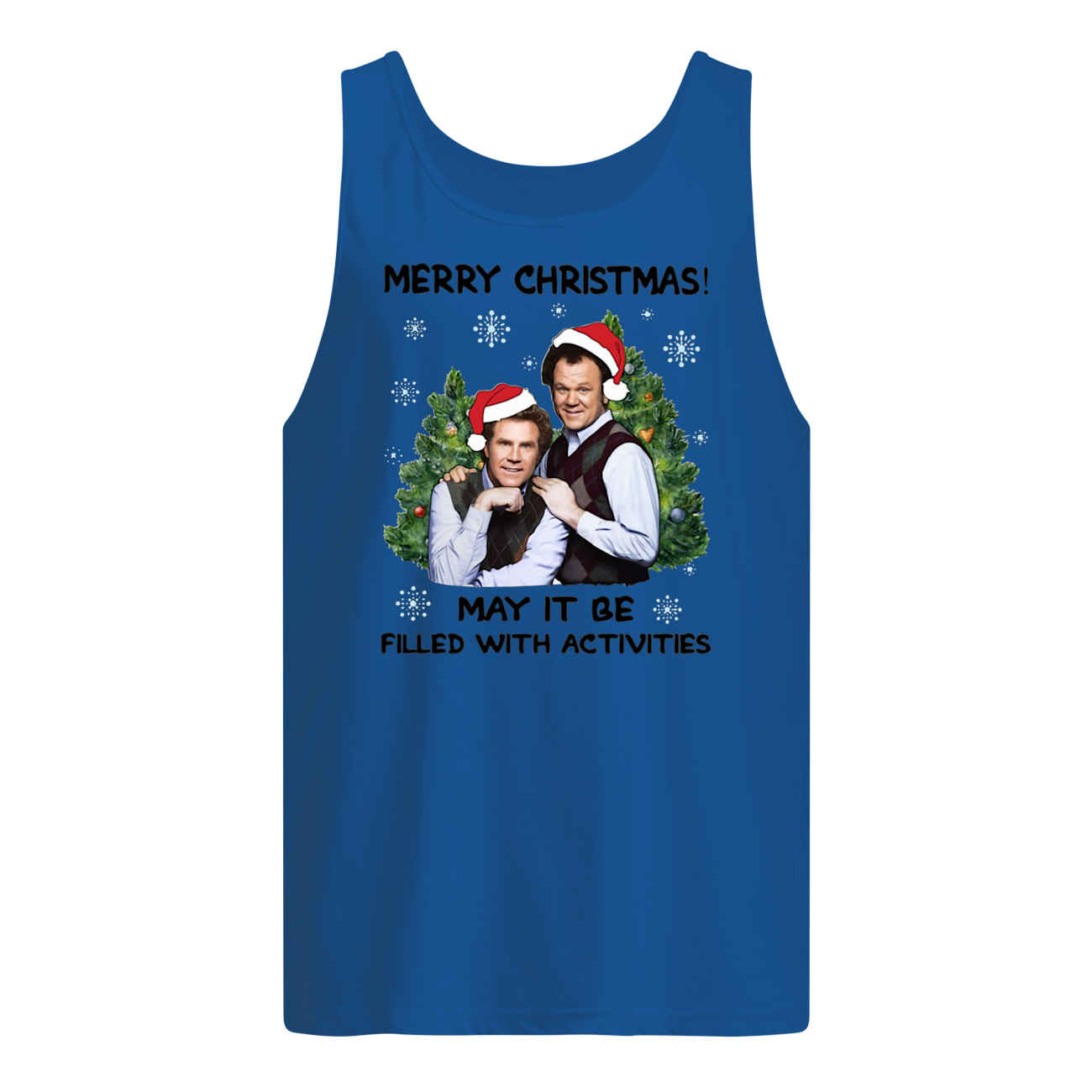 Boats and hoes merry christmas may it be filled with activities tank top
