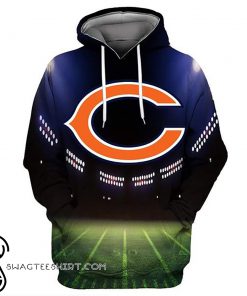 Chicago bears full printing hoodie