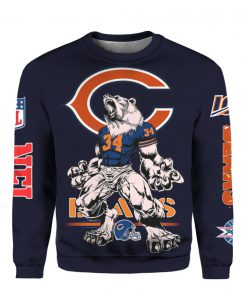 Chicago bears mascot all over print sweatshirt