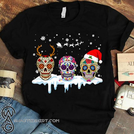 Christmas sugar skull shirt