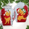 Christmas winnie-the-pooh all over printed shirt