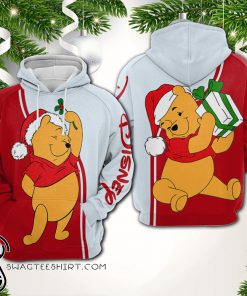 Christmas winnie-the-pooh all over printed shirt