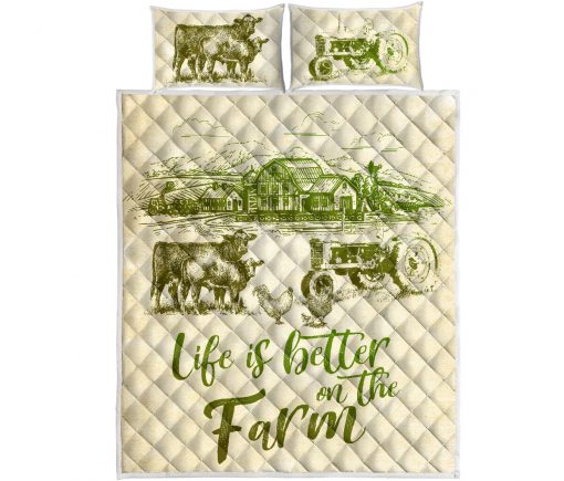 Cows life is better on the farm quilt 4