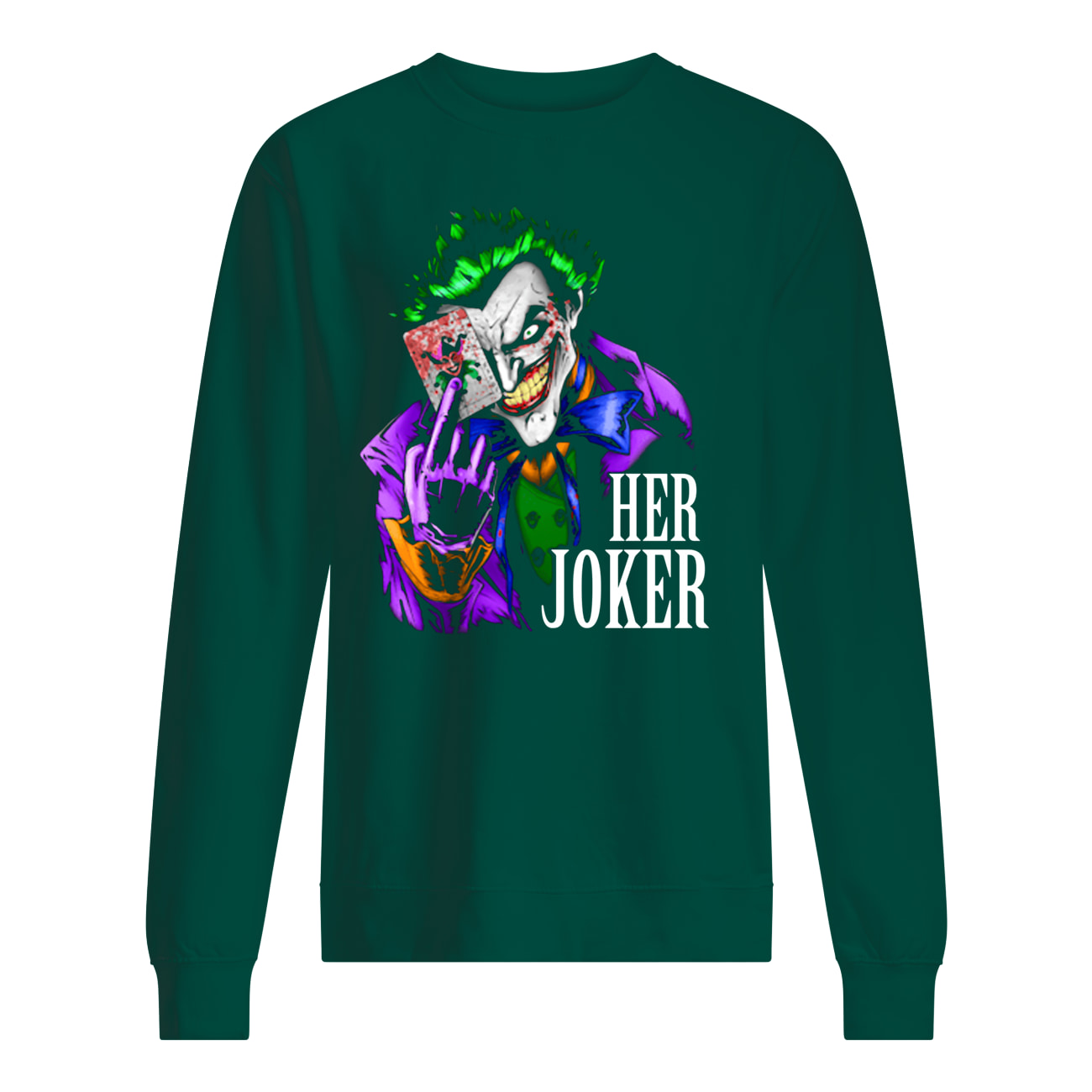 DC comics her joker sweatshirt