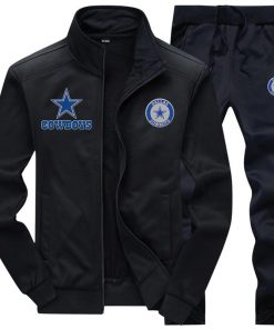 Dallas cowboys 3d jacket and sweatpants - black