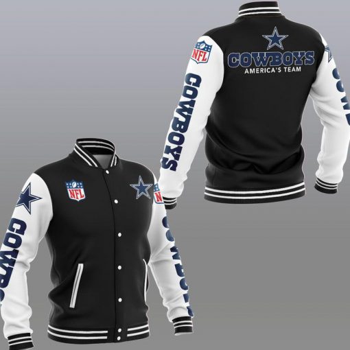 Dallas cowboys america's team 3d jacket - black