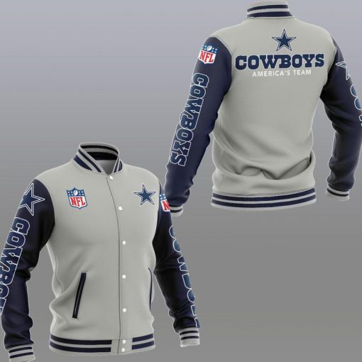 Dallas cowboys america's team 3d jacket - sportgrey