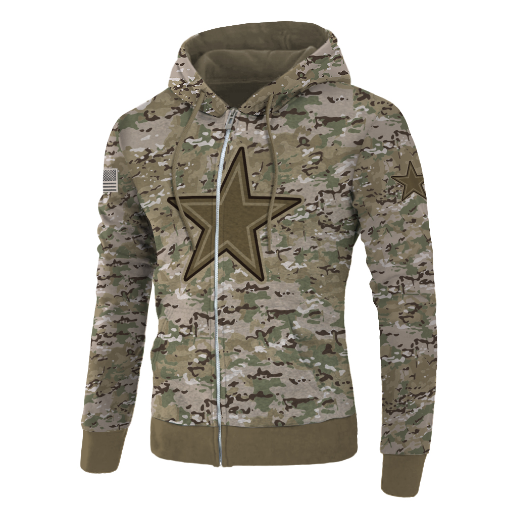 camouflage dallas cowboys hoodie