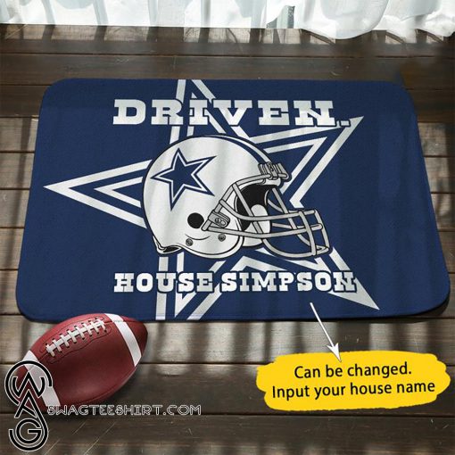 Dallas cowboys personalized doormat