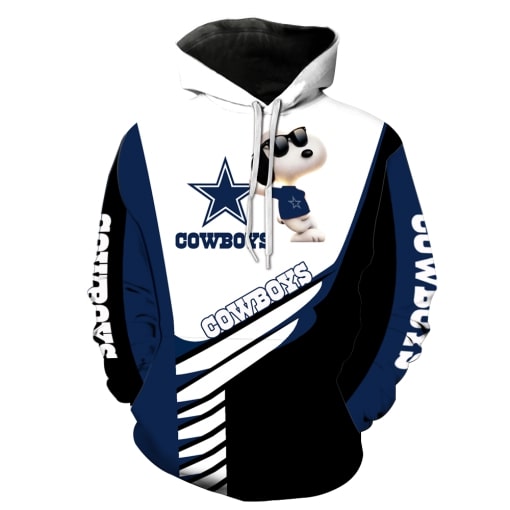 Dallas cowboys snoopy full printing hoodie 1