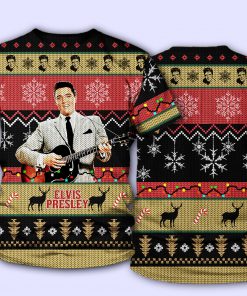 Elvis presley knitting pattern all over print tshirt