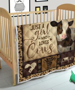 Farm just a girl who loves cows quilt 1