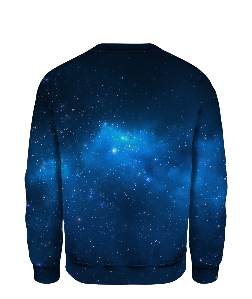 Flower galaxy full printing sweatshirt - back
