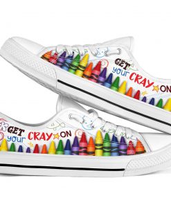 Get your cray on low top sneakers 3