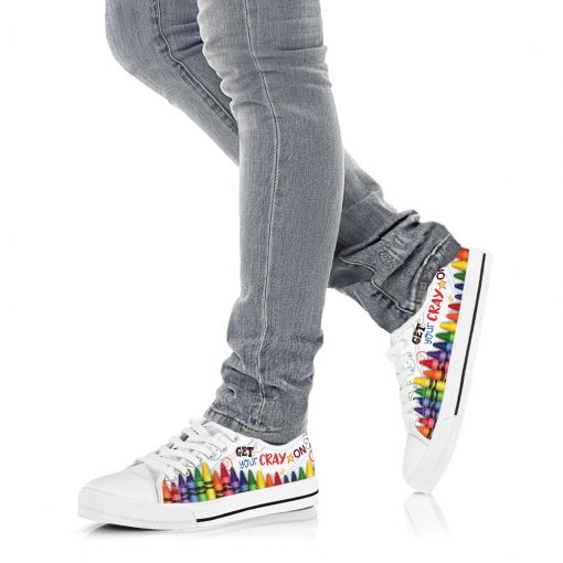 Get your cray on low top sneakers 4
