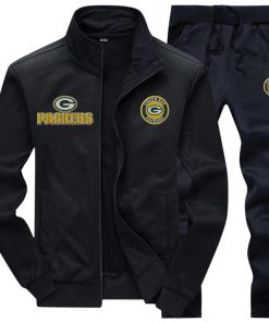 Green bay packers 3d jacket and sweatpants - black