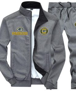 Green bay packers 3d jacket and sweatpants - gray