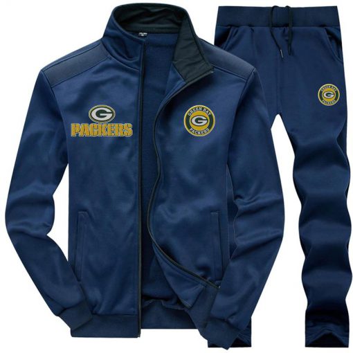 Green bay packers 3d jacket and sweatpants - navy