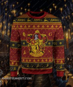 Harry potter gryffindor ugly christmas sweater