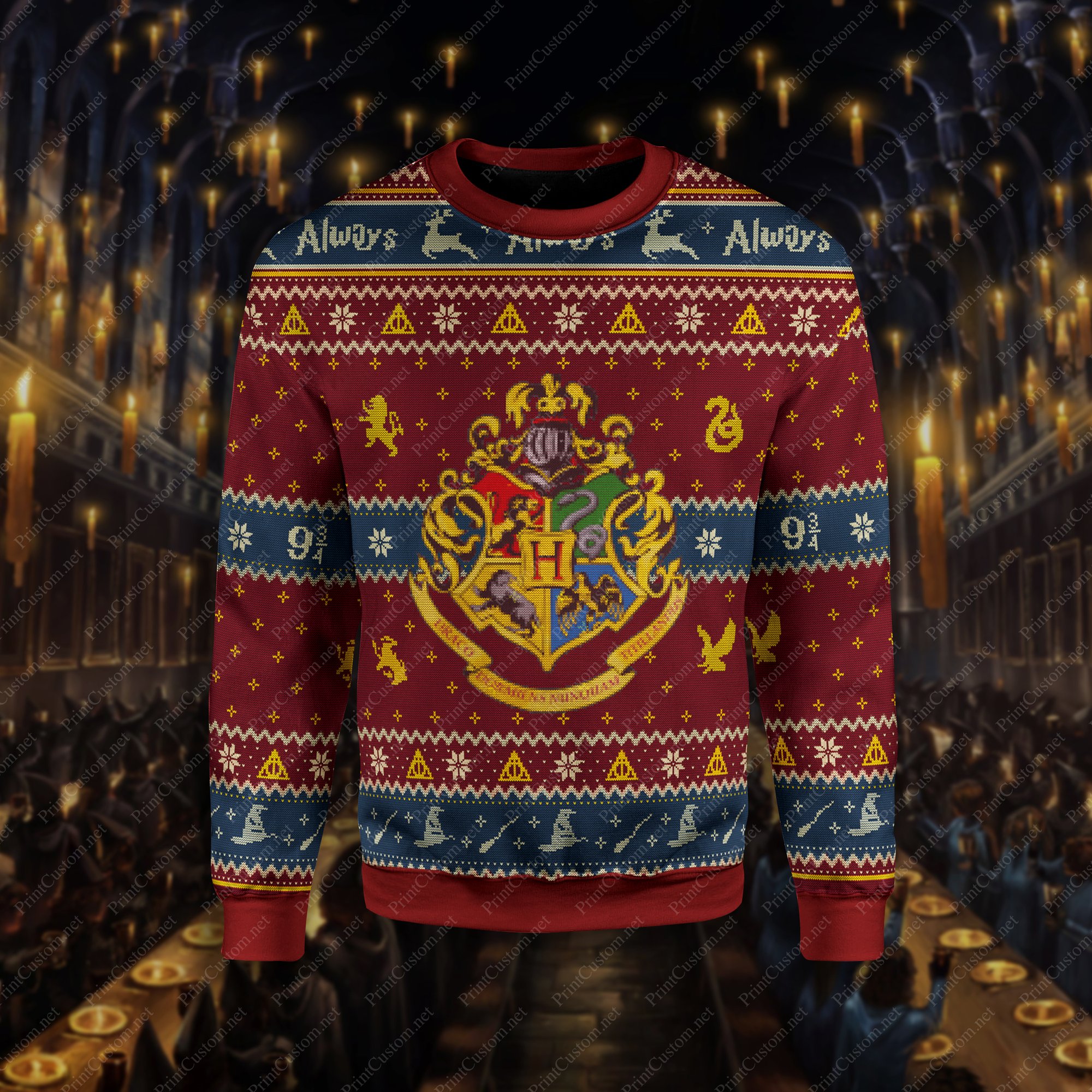 Harry potter ugly christmas sweater 1