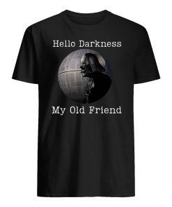Hello darkness my old friend darth vader mens shirt