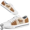 Horse low top canvas sneakers