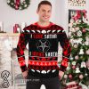 I love satan I mean santa full printing ugly christmas sweater