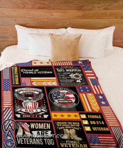 I served my country what did you do proud female veteran fleece blanket