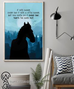 It gets easier bojack horseman poster