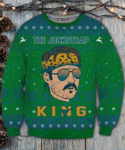 Jacksonville jaguars gardner minshew the jockstrap king ugly christmas sweatshirt 3