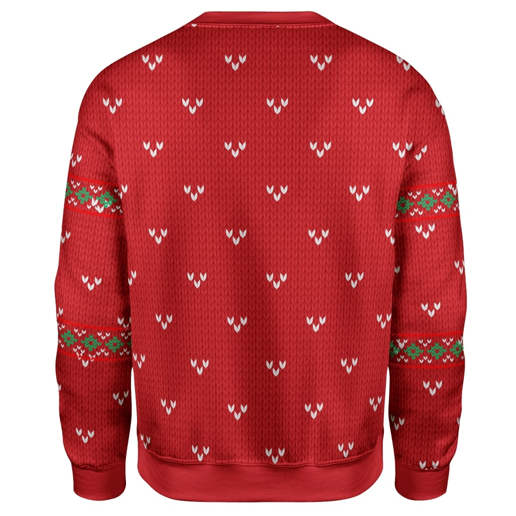 Jeffrey epstein christmas lights are a lot like epstein they dont hang themselves ugly christmas sweater - back