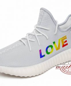 LGBT love custom yeezy shoes 2