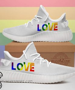 LGBT love custom yeezy shoes