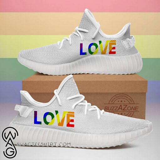 LGBT love custom yeezy shoes