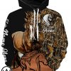 Love horse personalized full printing hoodie