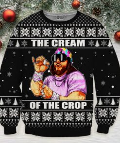 Macho man randy savage the cream of the crop ugly christmas sweater 4